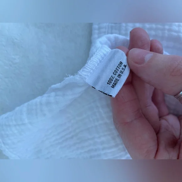 Bryn Walker White Bax Shirt Woven Cotton Gauze Tunic Top Oversized - Picture 8 of 9